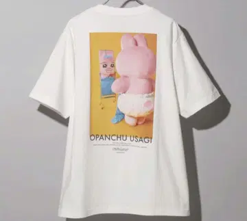 OPANCHU USAGI 반팔 티셔츠 화이트