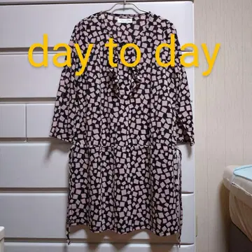 day to day 7부 소매 튜닉 핑크 사이즈 LL