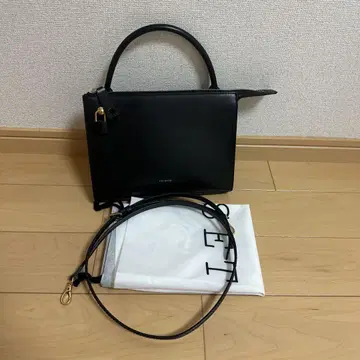 ORSETTO 오르셋토 천연 가죽 숄더백 블랙