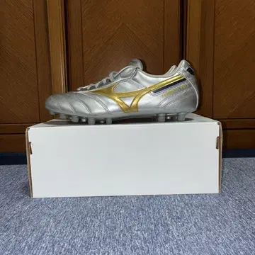 Mizuno Morelia FG 신발 실버/골드