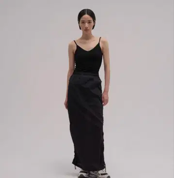 enof nylon skirt 이나프 나일론 스커트 블랙