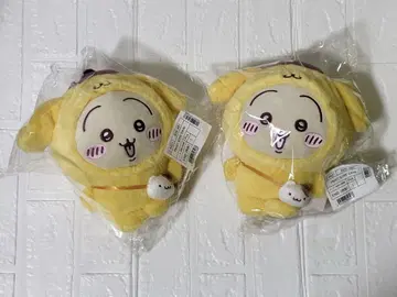 치이카와 (먼작귀) 산리오 캐릭터즈 봉제 인형 토끼 폼폼푸딩 2개