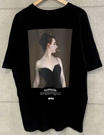 FR2 Smoking kills 스모킹 킬즈 반팔 티셔츠 블랙 XL
