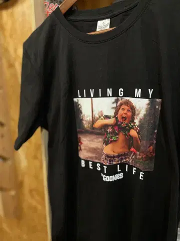 구니스 Goonies Tee BLK / M 사이즈 청크