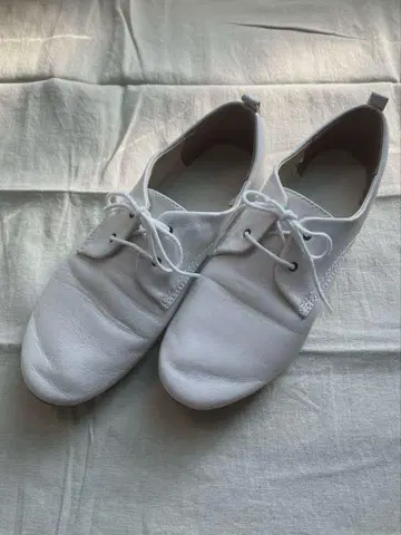 무인양품 가죽 신발 레이스업 화이트 23.0cm