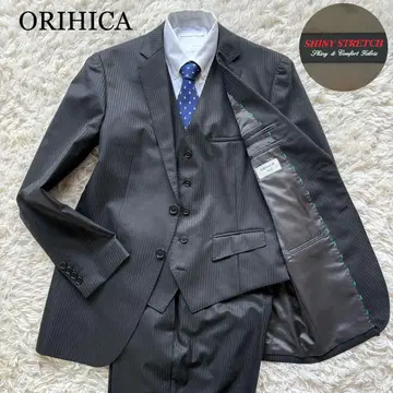 새상품급 ORIHICA 쓰리피스 수트 스트레치 빅 사이즈 96A7