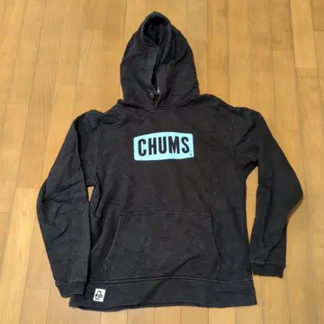 CHUMS 후드 부착 후드티 L 사이즈 다크 그레이