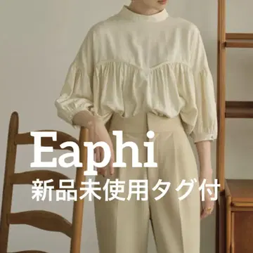 택 포함 새상품 Eaphi 요크 스위칭 블라우스