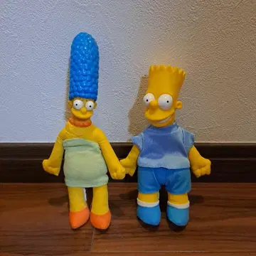 버트 심슨과 마지 심슨 봉제 인형 세트
