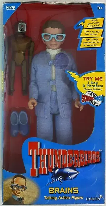 CARLTON TALKING ACTION FIGURE BRAINS