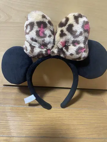 디즈니 리조트 머리띠 레오파드 무늬
