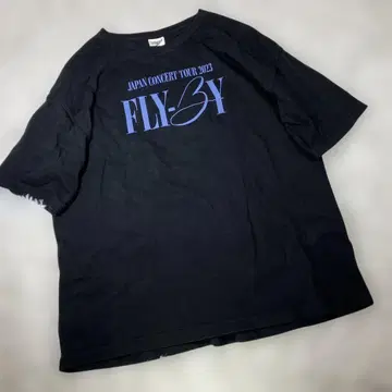 kep1er 케플러 반팔 티셔츠 FLY-BY 투어 티셔츠 블랙 M