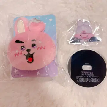BTS The Journey 봉제 인형 배지 COOKY 아크릴 스탠드
