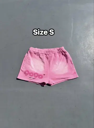 9090 OG 로고 빈티지 반바지 핑크
