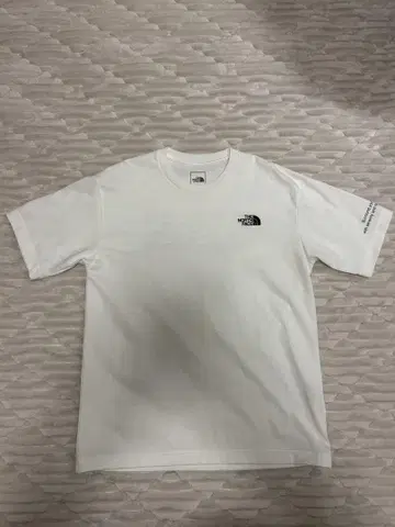 노스페이스 화이트 티셔츠 M