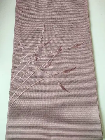 나고야 오비*여름 오비*순수 실크*명주*얇은 비단*등나무색*