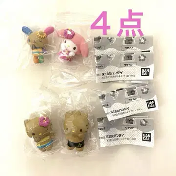 산리오 캐릭터즈 모두 함께 바캉스 피규어 가챠 4종