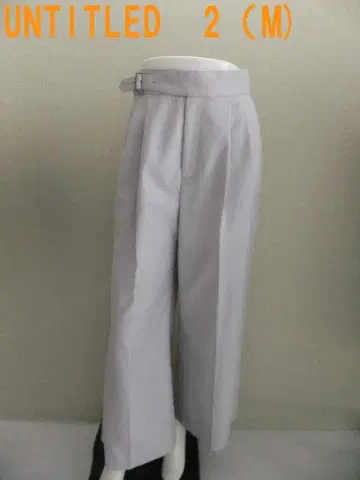 새상품급 언타이틀 와이드 팬츠 벨트 포함 2 (M) 그레이 계열