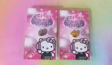 빔즈 헬로키티 DJ HelloKitty 핀 배지 2개