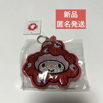 오사카 간사이 엑스포 산리오 마이멜로디 밧줄 가죽 키링