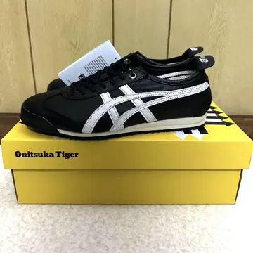 오니츠카타이거 MEXICO66 SD 블랙 화이트 24.0cm 새상품