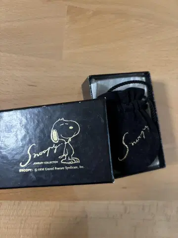 스누피 목걸이 실버 925 다이아몬드