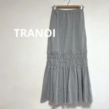 트라노이 TRANOI 머메이드 맨투맨 스커트 그레이 여성용 S