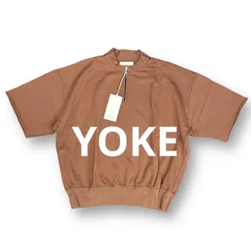 YOKE 요크 반팔 맨투맨 하프 지퍼