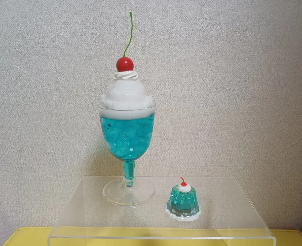 Cream Soda, Pudding Jelly Object Kissa Bulk Food Model Fake Food Dessert