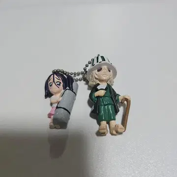 BLEACH 키링 우라하라 키스케 & 츠무기야 아메