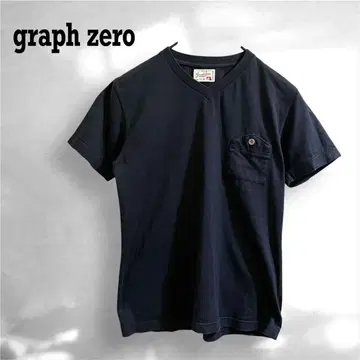 graph zero 그래프 제로 V넥 포켓 티셔츠 블랙 블랙