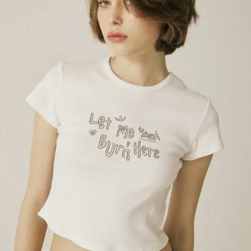 【threetimes】Milky tht tee Tシャツ THREETIMES | 쓰리타임즈 Threetimes Milky tht tee #쓰리타임즈