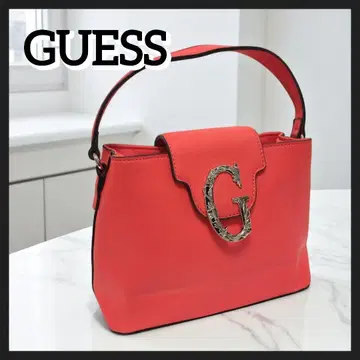 GUESS 핸드백 ROSEBURG Small Satchel 오렌지