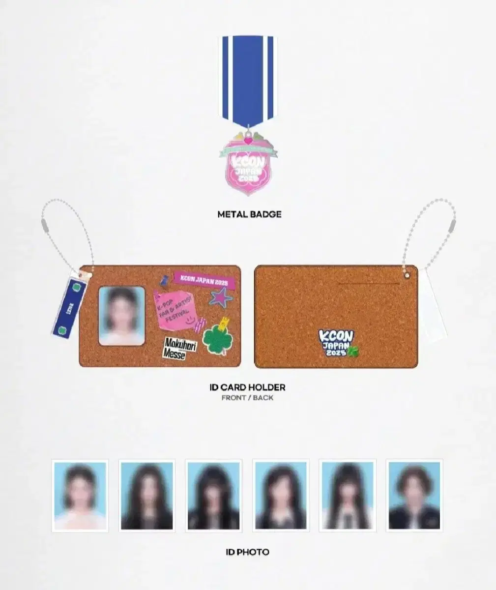 Only item)) Izuna KCON Japan md photo badge photo holder Aespa Ive boynextdoor