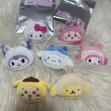 치이카와 산리오 캐릭터 시크릿 헤어 클립 전 9종