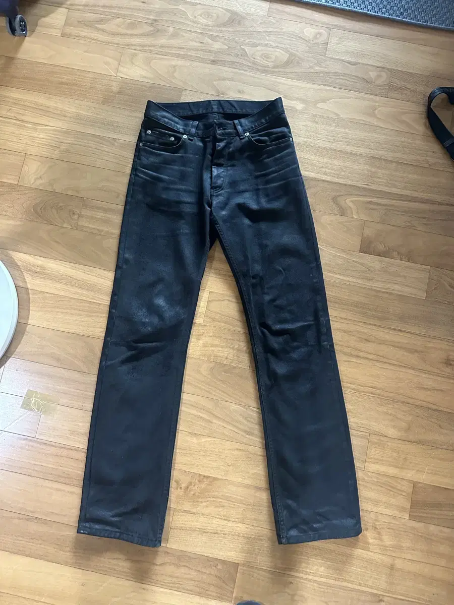 [30] 99aw Helmut Lang Archive Coated Denim