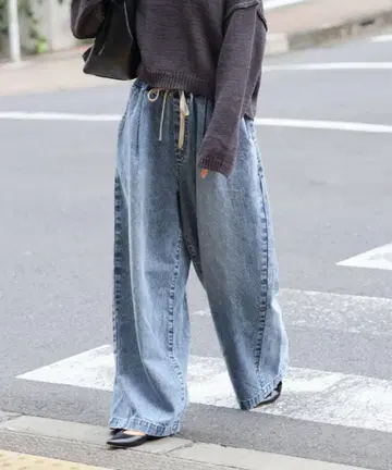 JOURNAL STANDARD 이지 데님 와이드 팬츠 36