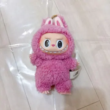 정품 보장 THE MONSTERS labubu 마카롱 핑크