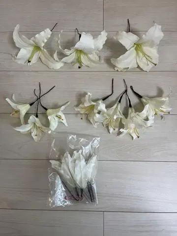 유리 헤어 액세서리 조화 웨딩 일본 의류 시로무쿠