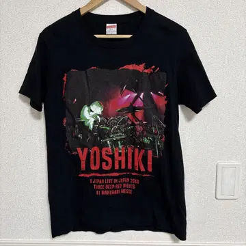 X JAPAN YOSHIKI 티셔츠 2018 LIVE 한정판
