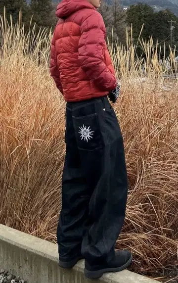 mont-bell 다운 빨간색 L