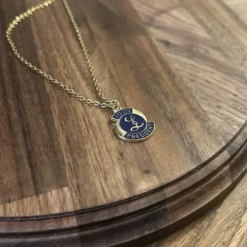 빈티지 칼리지 목걸이 LIONS CLUB 100% PRESIDENT