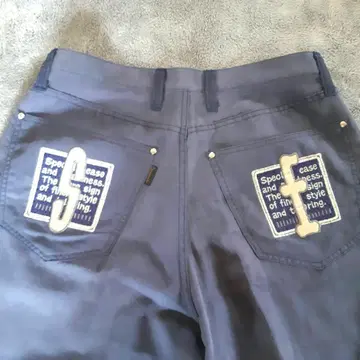 santafe 산타페 90's 네이비 와이드 팬츠 33인치