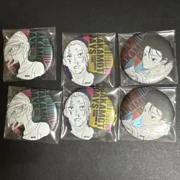 사카모토 & 나구모 & 아카오 데코 캔 세트