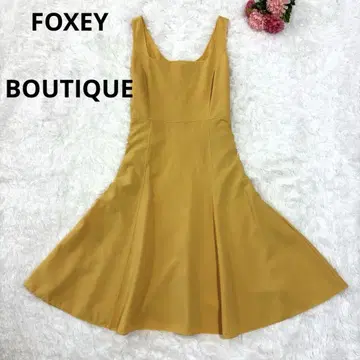 FOXEY 부티크 슬리브리스 원피스 A 라인 40