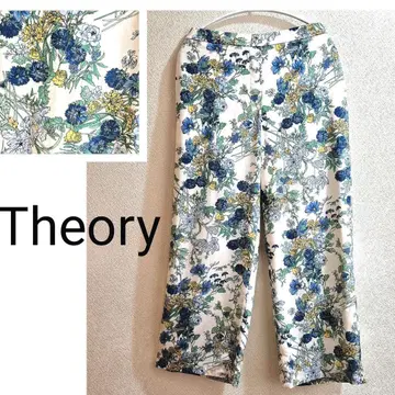 Theory 21ss 보타니컬 플라워 무늬 릴랙스 팬츠 SIZE S