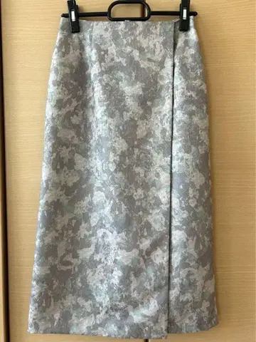 내추럴 뷰티 베이직 프린트 랩 스커트 스커트