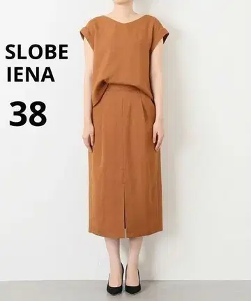 슬로브 이에나 린넨 라이크 상하의 셋업 블라우스 롱 스커트 38