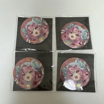 니지산지 캔뱃지 얀나리 4개 세트 할로윈