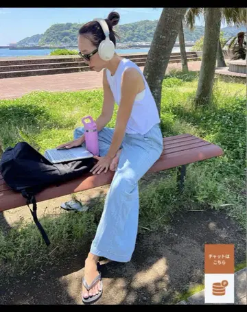 Andar 안다르 신상 Ice Tencel 데님 와이드 팬츠 완판템